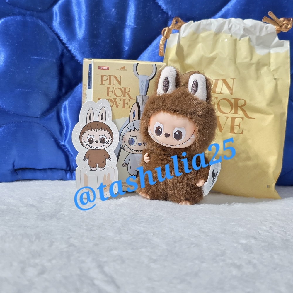 Pop Mart THE MONSTERS Pin for Love Series Vinyl Plush Pendant Blind Box L Labubu
